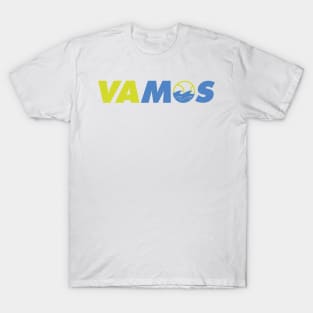 VAMOS Let's Go Tennis Design by CoVA Tennis T-Shirt